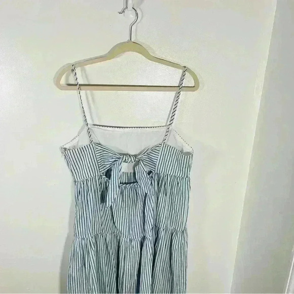 J. Crew Tie-Back Tiered Dress Stripe - Picture 8 of 11